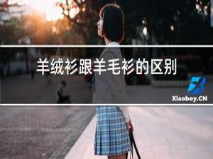 羊绒衫跟羊毛衫的区别