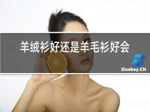 羊绒衫好还是羊毛衫好会起球嘛