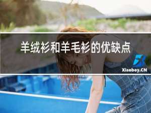 羊绒衫和羊毛衫的优缺点