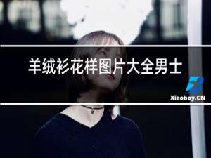 羊绒衫花样图片大全男士