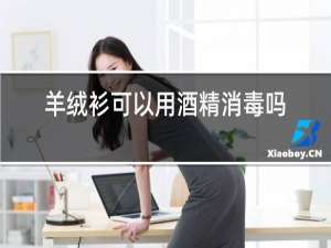 羊绒衫可以用酒精消毒吗