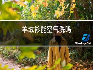 羊绒衫能空气洗吗