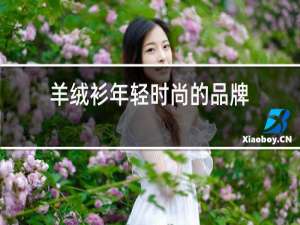 羊绒衫年轻时尚的品牌