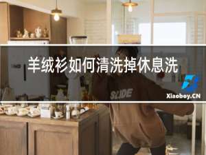 羊绒衫如何清洗掉休息洗衣液