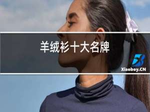 羊绒衫十大名牌