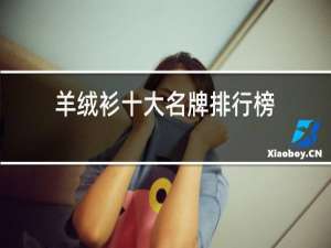 羊绒衫十大名牌排行榜