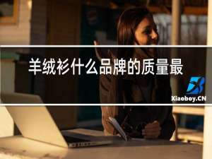羊绒衫什么品牌的质量最好