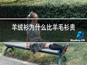 羊绒衫为什么比羊毛衫贵那么多?