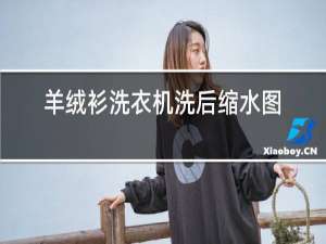 羊绒衫洗衣机洗后缩水图片