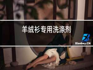 羊绒衫专用洗涤剂