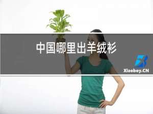 中国哪里产羊绒衫