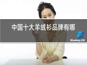 中国十大羊绒衫品牌有哪些