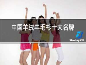 中国羊绒羊毛衫十大名牌