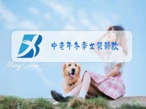 中老年冬季女装新款