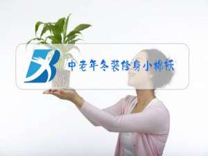 中老年冬装修身小棉袄