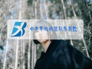中老年妈妈装秋冬新款