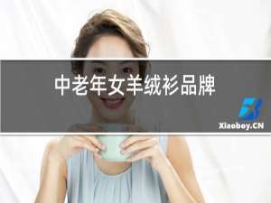 中老年女羊绒衫品牌