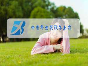 中老年女装秋冬上衣