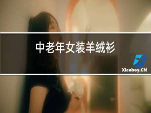 中老年女装羊绒衫