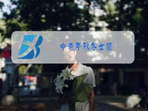 中老年秋冬女装
