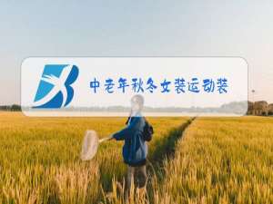 中老年秋冬女装运动装