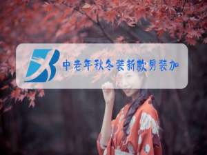 中老年秋冬装新款男装加绒加厚外套