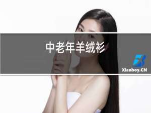中老年羊绒衫