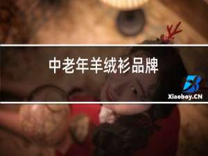 中老年羊绒衫品牌