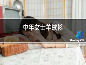 中年女式羊绒衫