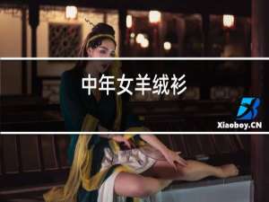 中年女羊绒衫