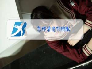 怎样清洗羽绒服