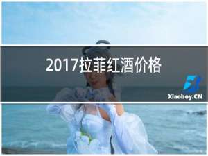 2017拉菲红酒价格