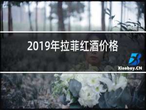 2019年拉菲红酒价格