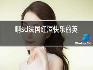 啊sd法国红酒快乐的英文