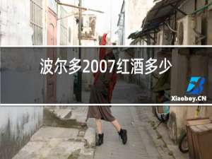波尔多2007红酒多少钱