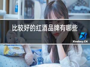 比较好的红酒品牌有哪些