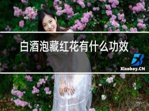 白酒泡藏红花有什么功效与作用