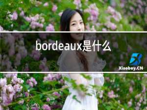 bordeaux是什么红酒