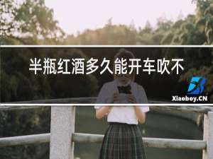 半瓶红酒多久能开车吹不出来