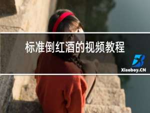 标准倒红酒的视频教程