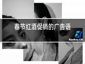 春节红酒促销的广告语