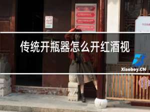 传统开瓶器怎么开红酒视频