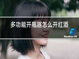 多功能开瓶器怎么开红酒