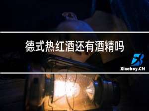 德式热红酒还有酒精吗