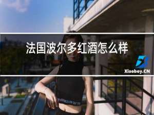 法国波尔多红酒怎么样