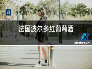 法国波尔多红葡萄酒