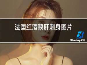 法国红酒鹅肝刺身图片