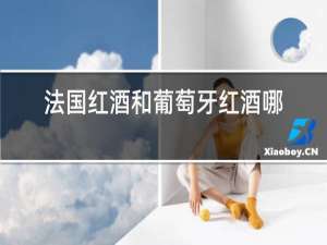 法国红酒和葡萄牙红酒哪个好