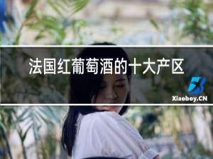 法国红葡萄酒的十大产区