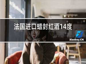法国进口蜡封红酒14度